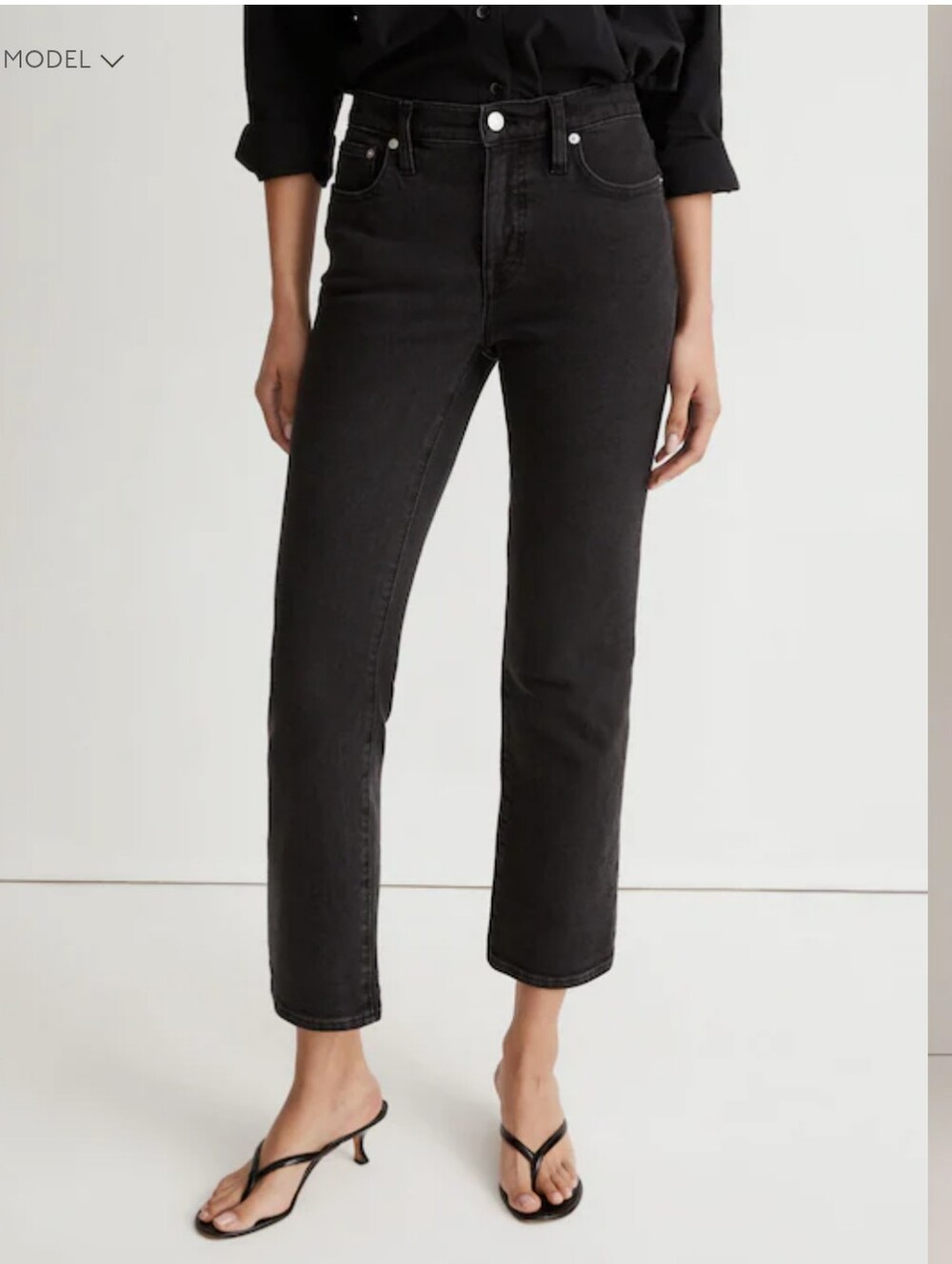 Madewell Kick Out Crop Jeans
